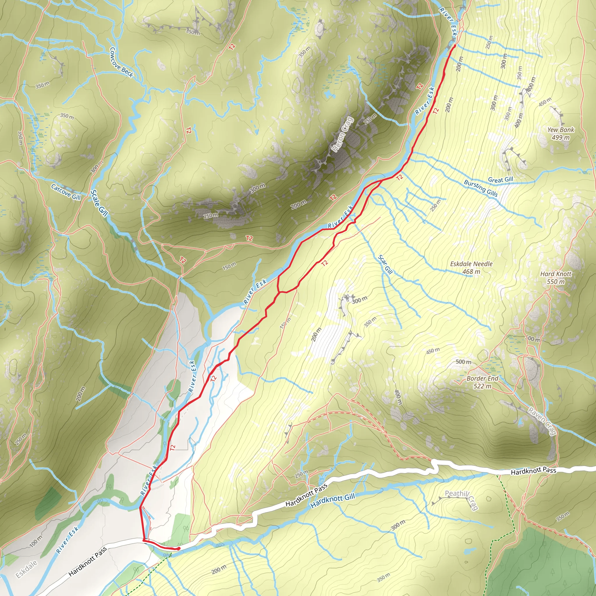 Fords and Tongue Pot Loop mobile static map