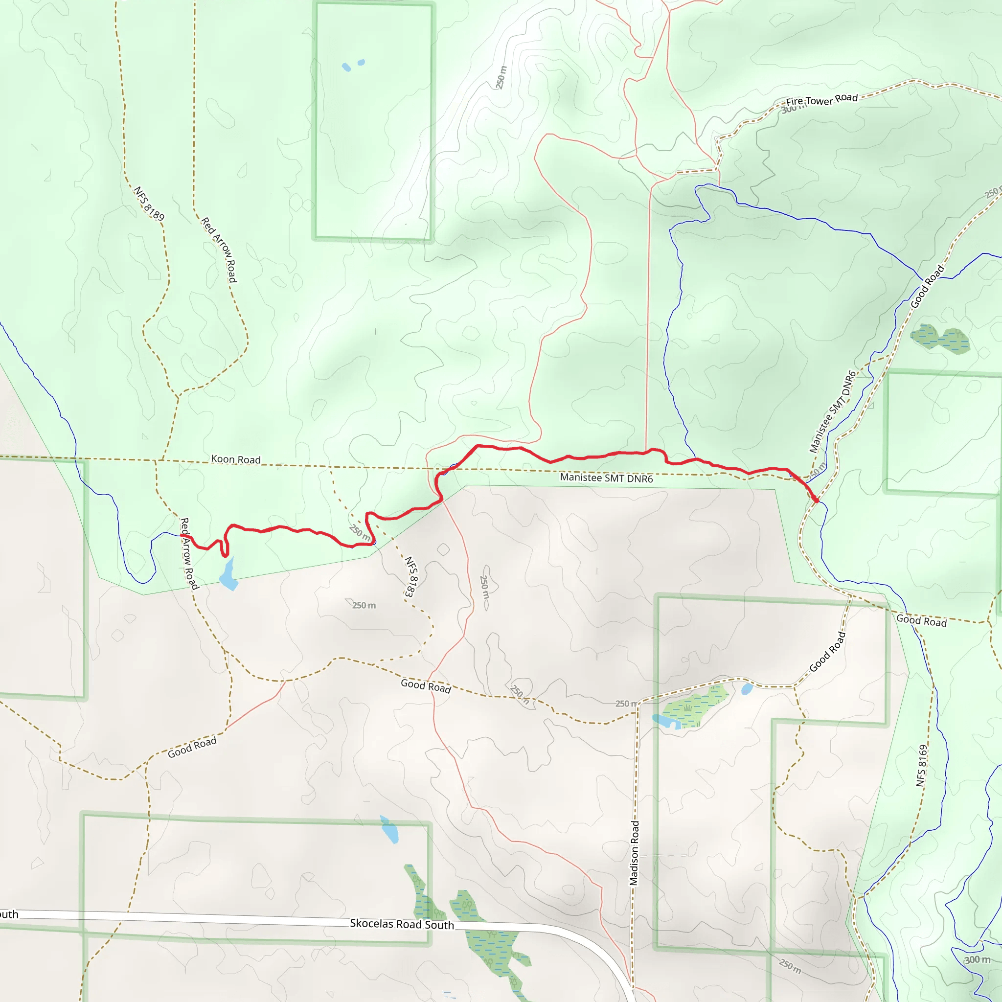 Big M - Sky Pilot Trail mobile static map