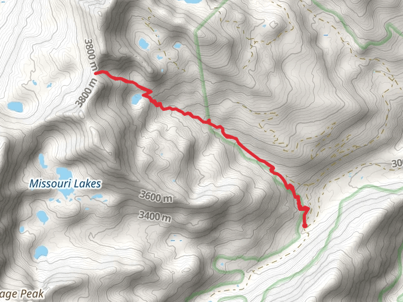 Fancy Lakes Trail from Missouri Creek Road