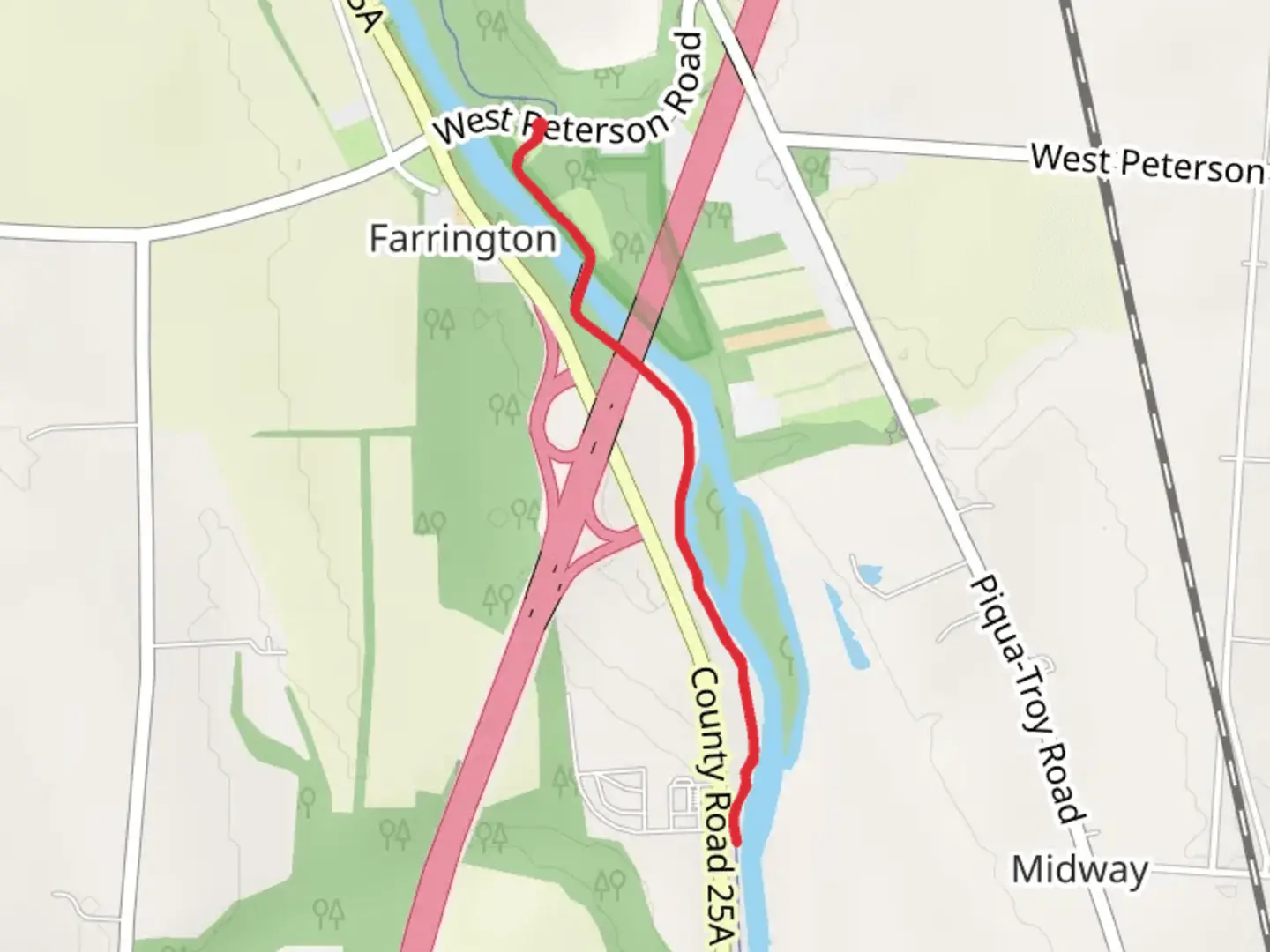 An image depicting the trail Buckeye Short Trail - West Peterson Road and its surrounding area.