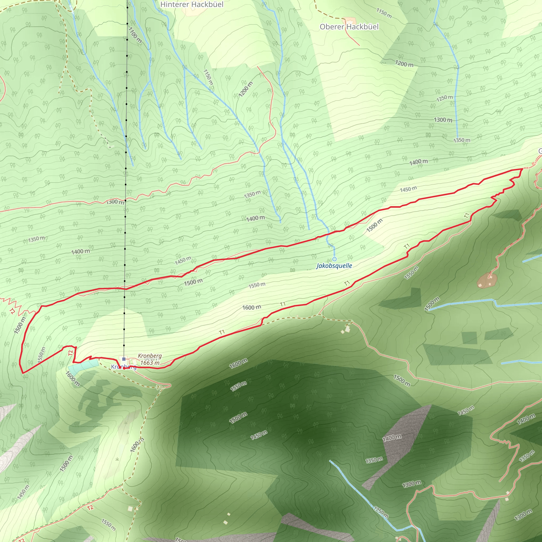 Aussichten und Entdeckungen am Kronberg mobile static map