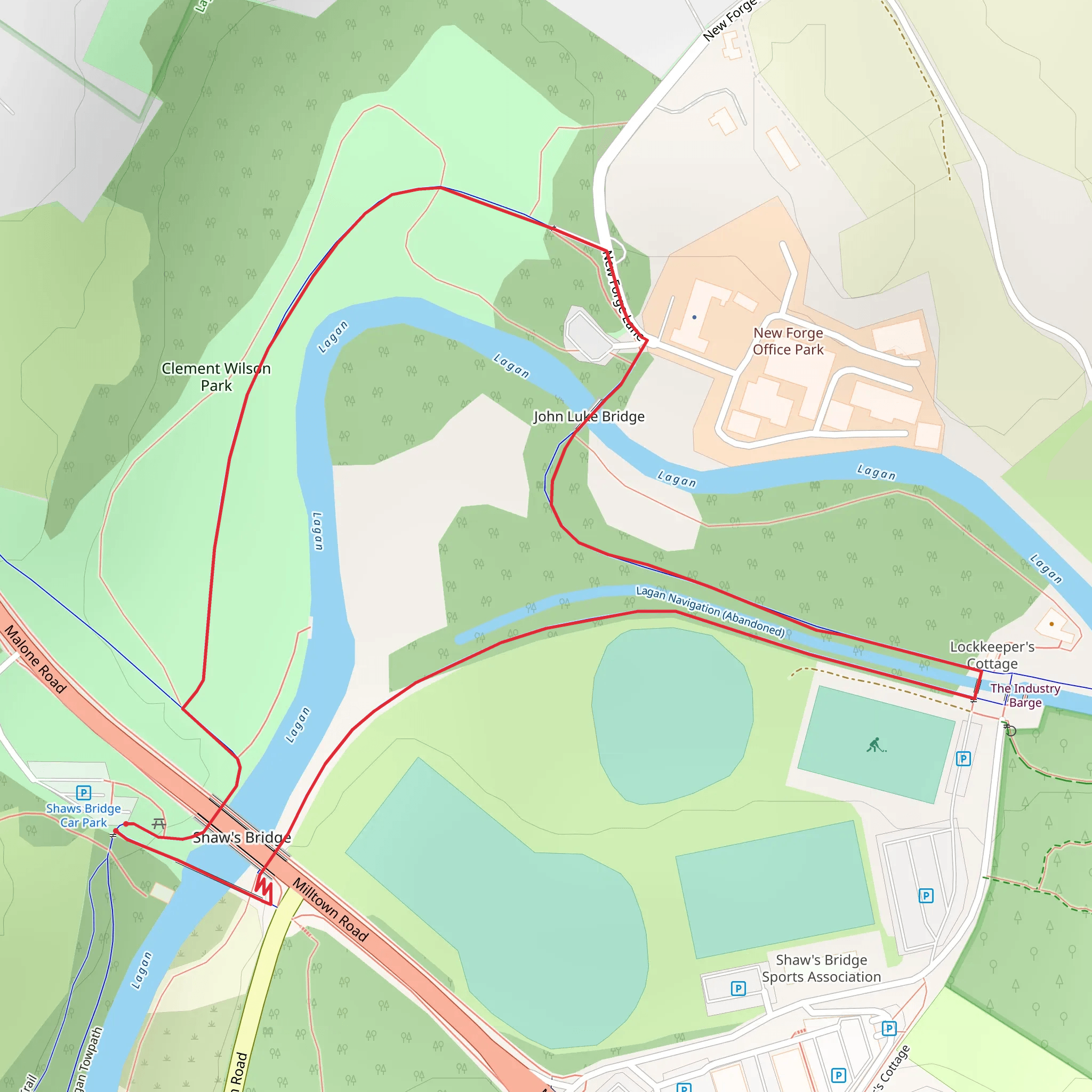 Clement Wilson Park mobile static map