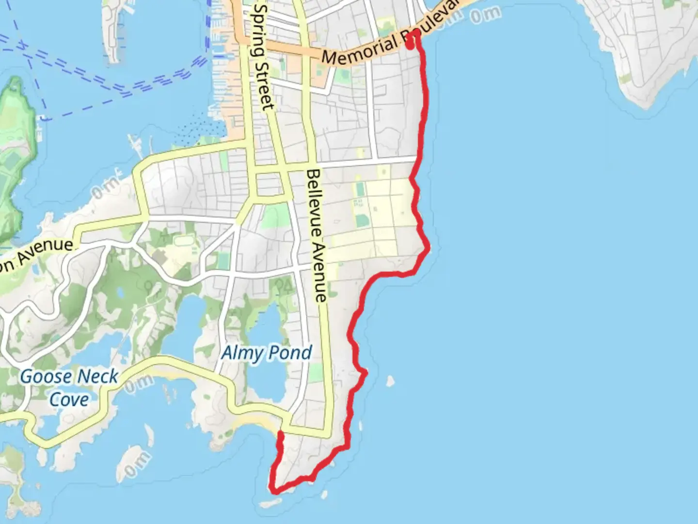 An image depicting the trail Marys Seat - Cliff Walk and its surrounding area.