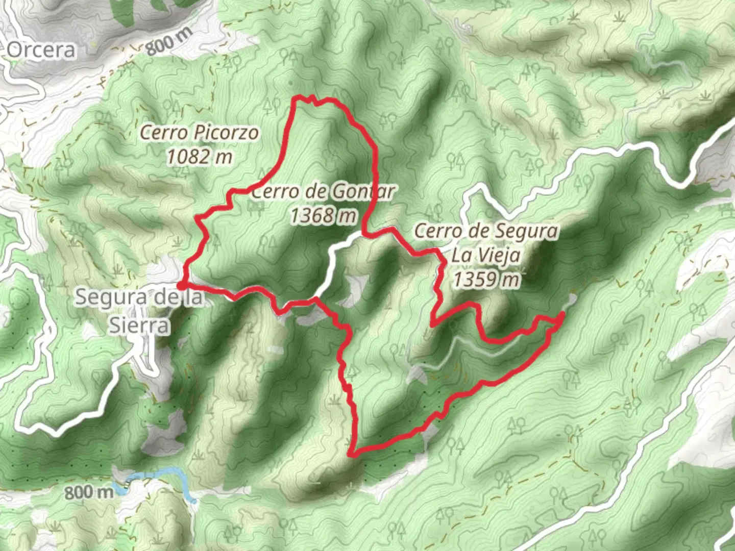 An image depicting the trail Sierra de la Sierra - Moralejos PR A 198 and its surrounding area.
