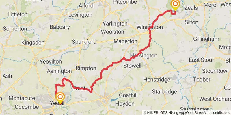 Monarch's Way stage 35 Map