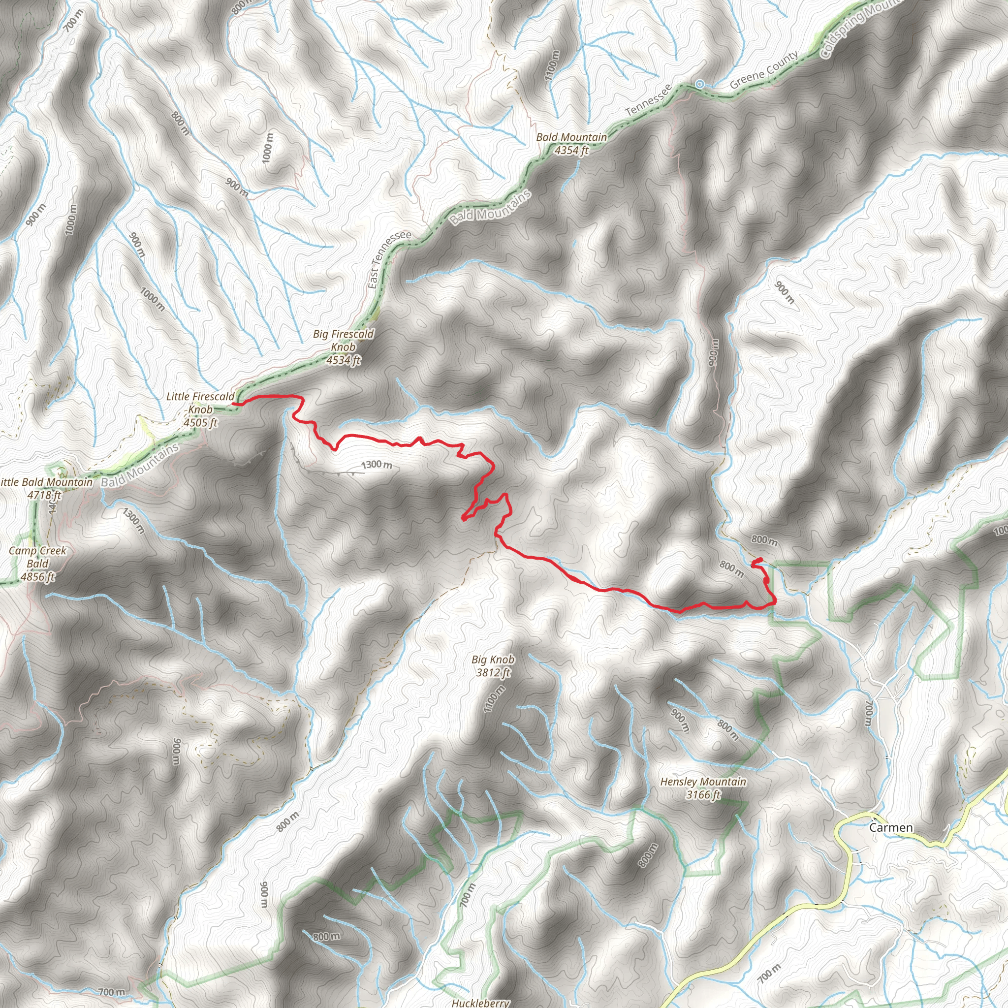 Jerry Miller Trail mobile static map