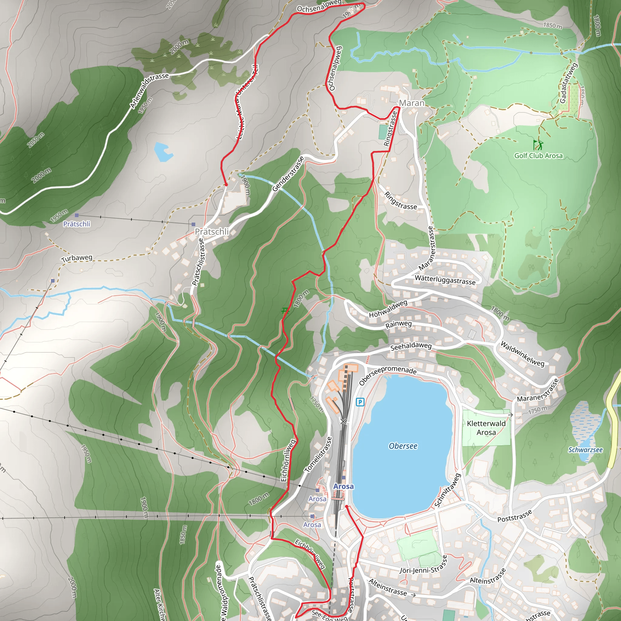 Prätschli - Eichhörnliweg mobile static map