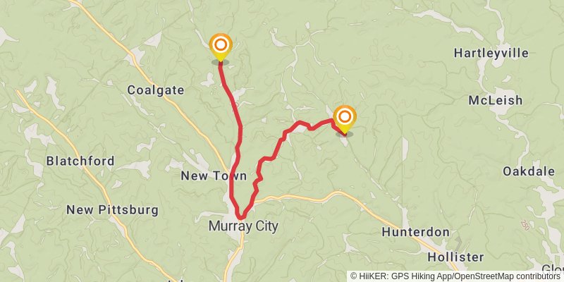NCT Athens Central Trail stage 2 Map