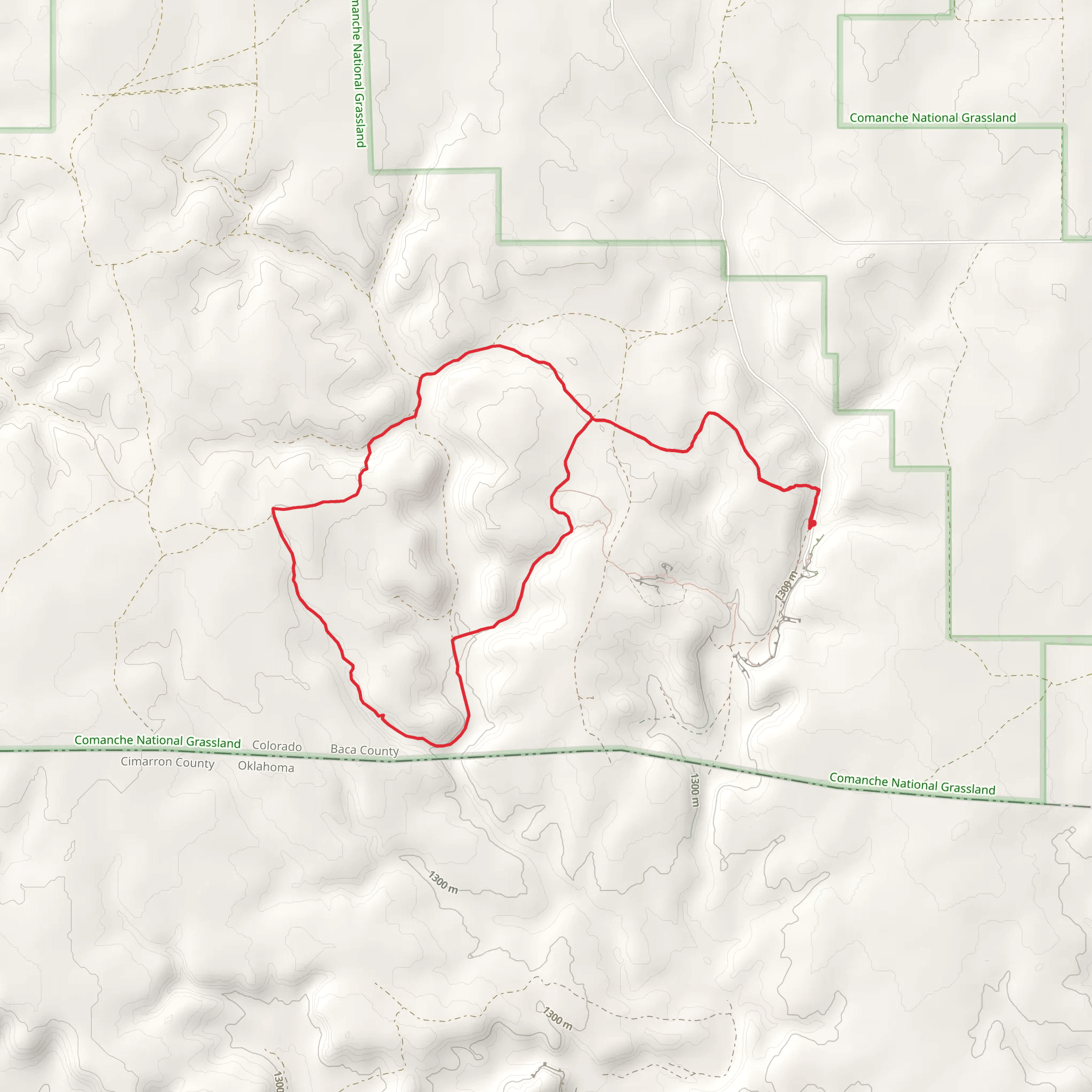Homestead Trail mobile static map