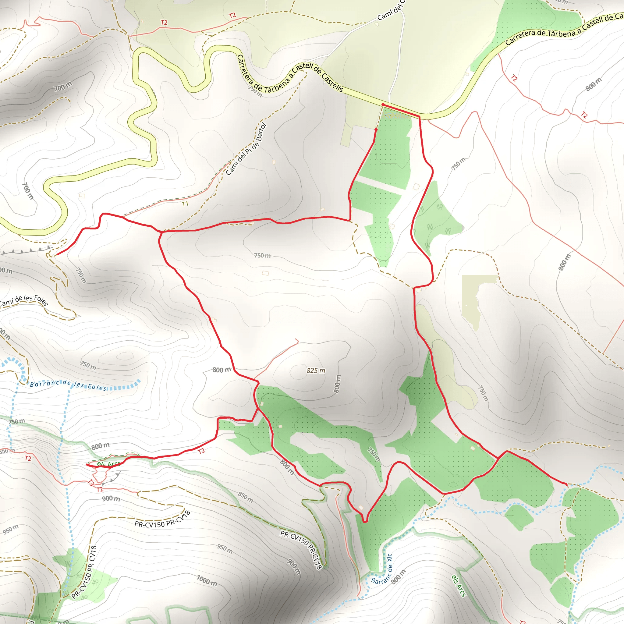 The Arcs PR CV 151 mobile static map