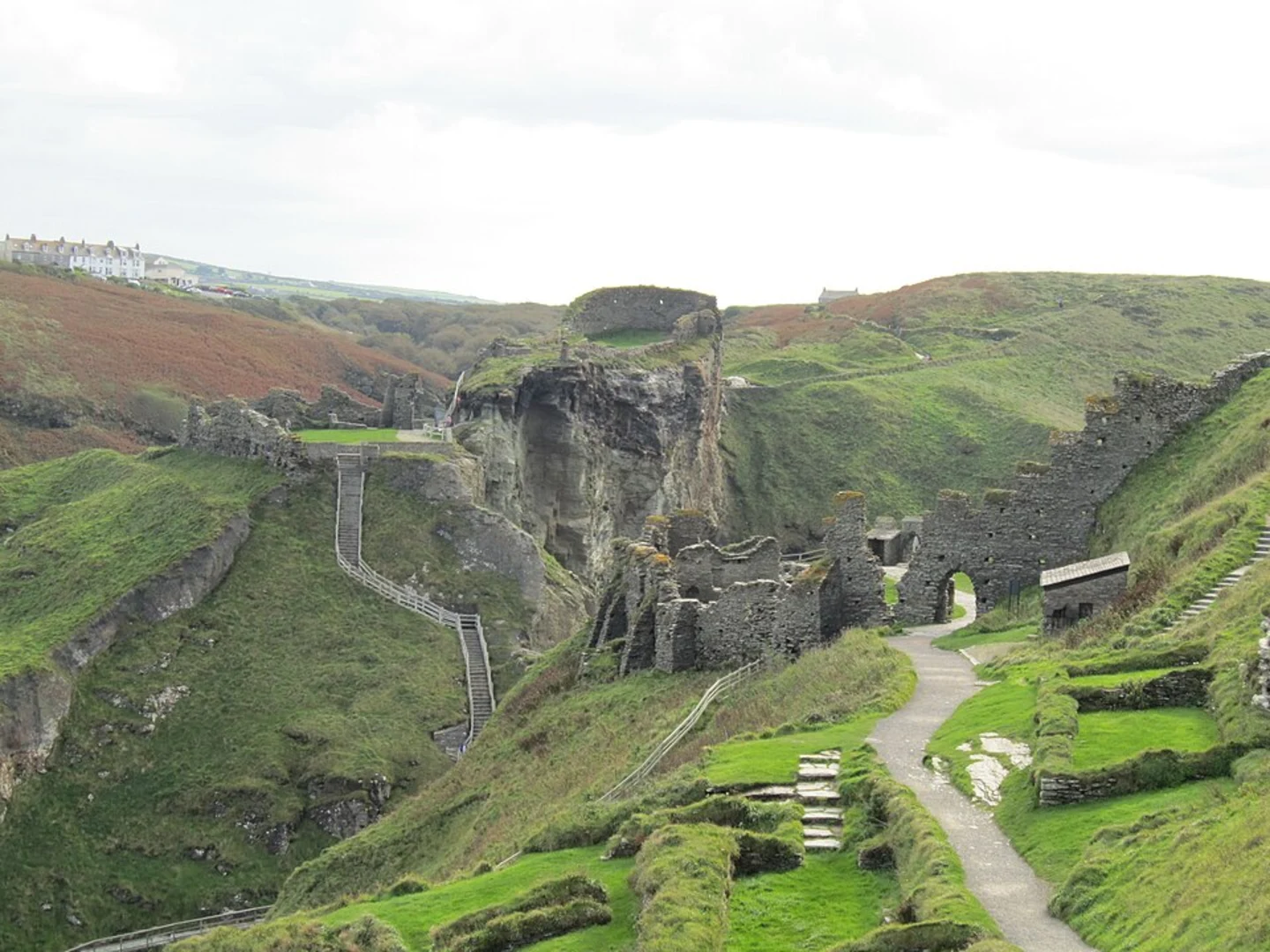 An image depicting the trail St Nectan's Glen, Barras Nose and Smith's Cliff Loop and its surrounding area.