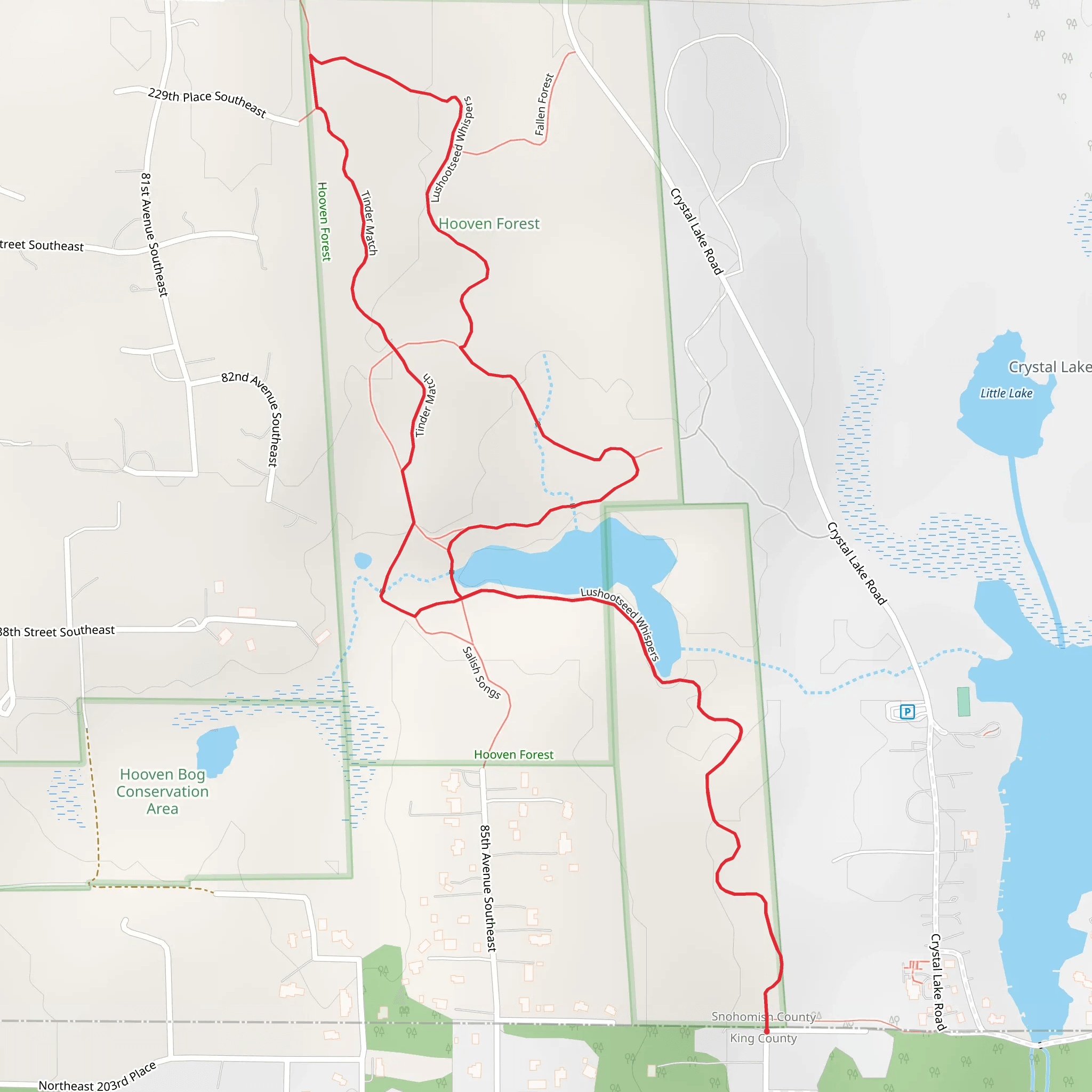 Tinder Match and Lushootseed Whispers Loop mobile static map