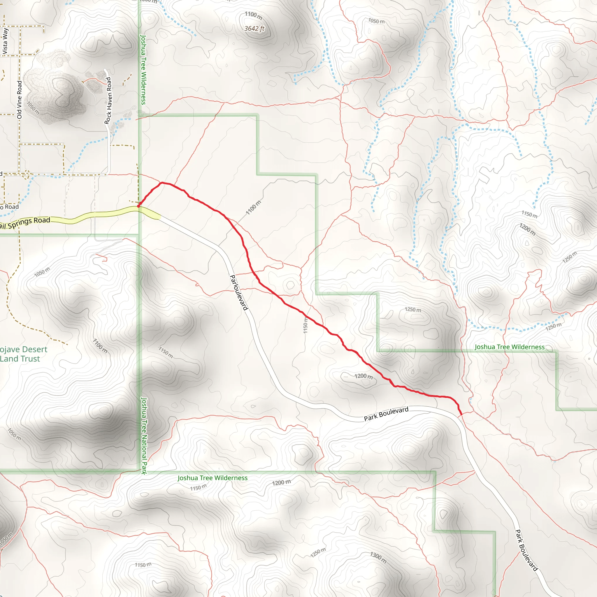 North Side Trail mobile static map