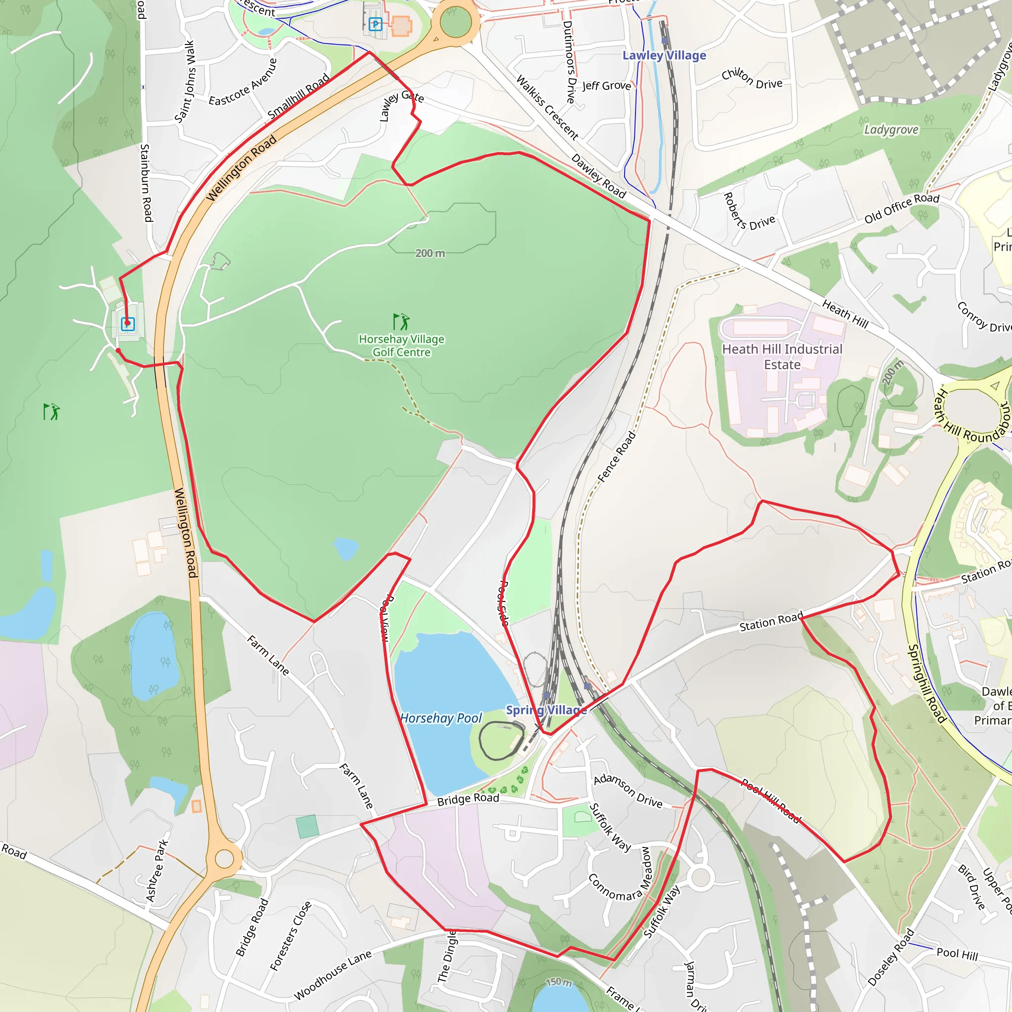 Horsehay mobile static map