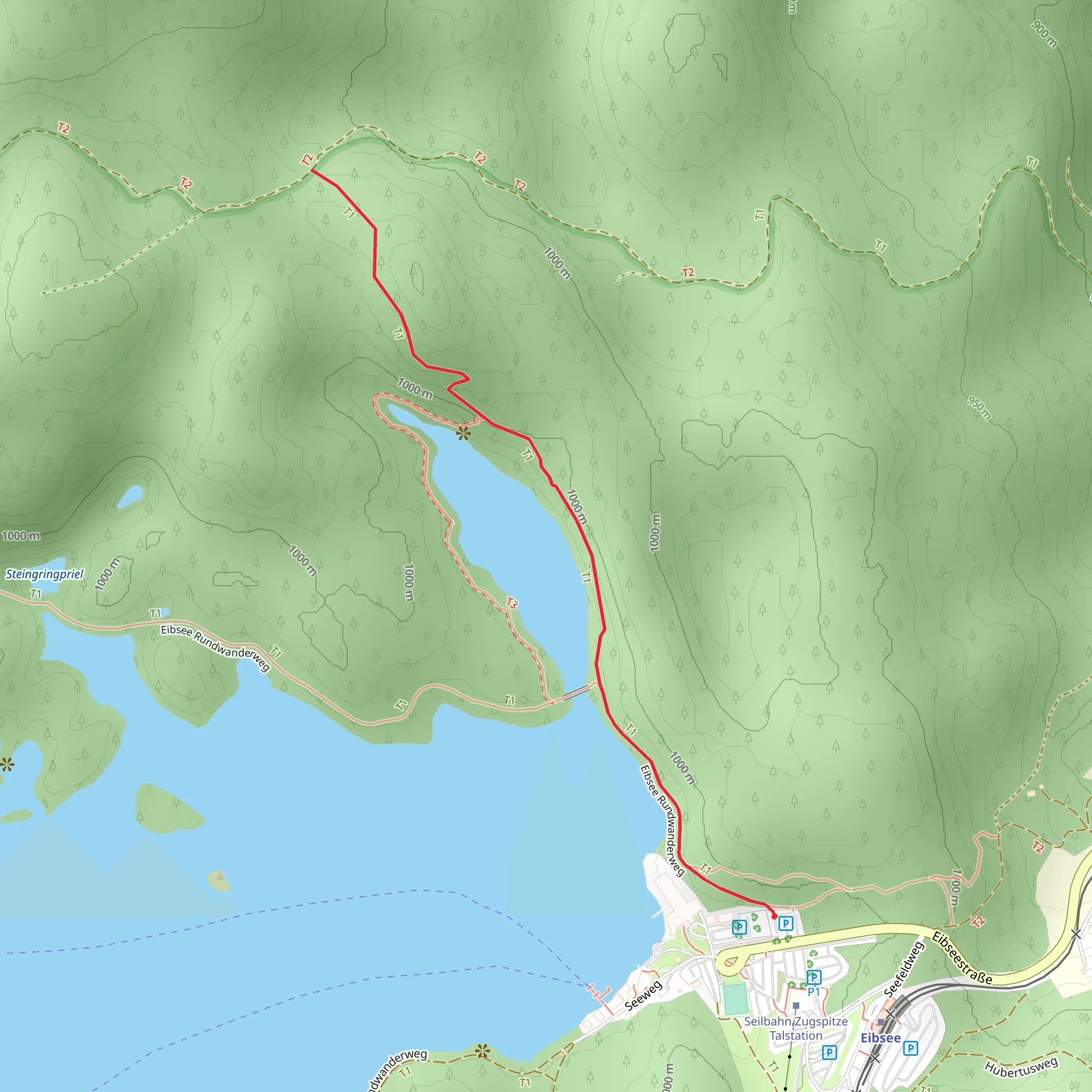 Steinriglwald mobile static map
