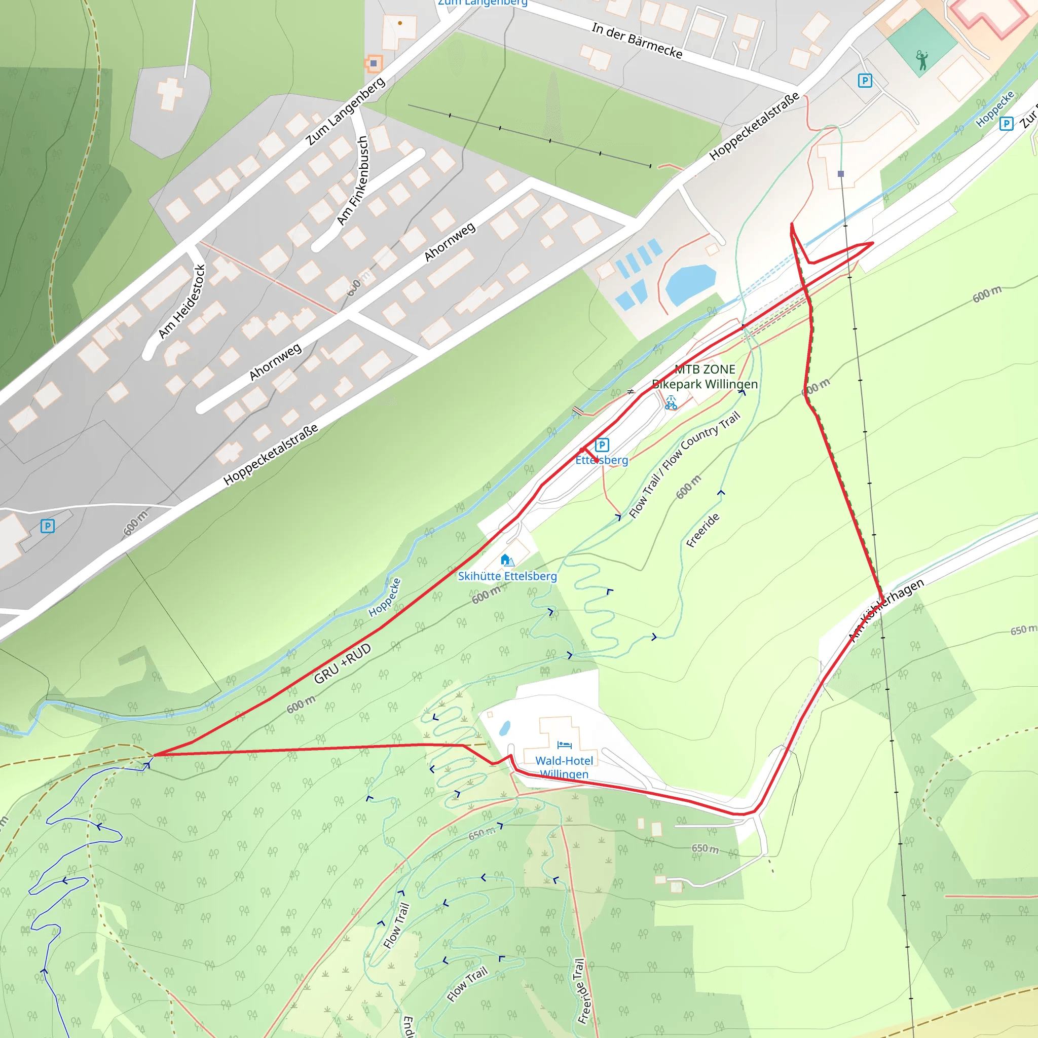 Kaiser Otto Weg Loop mobile static map
