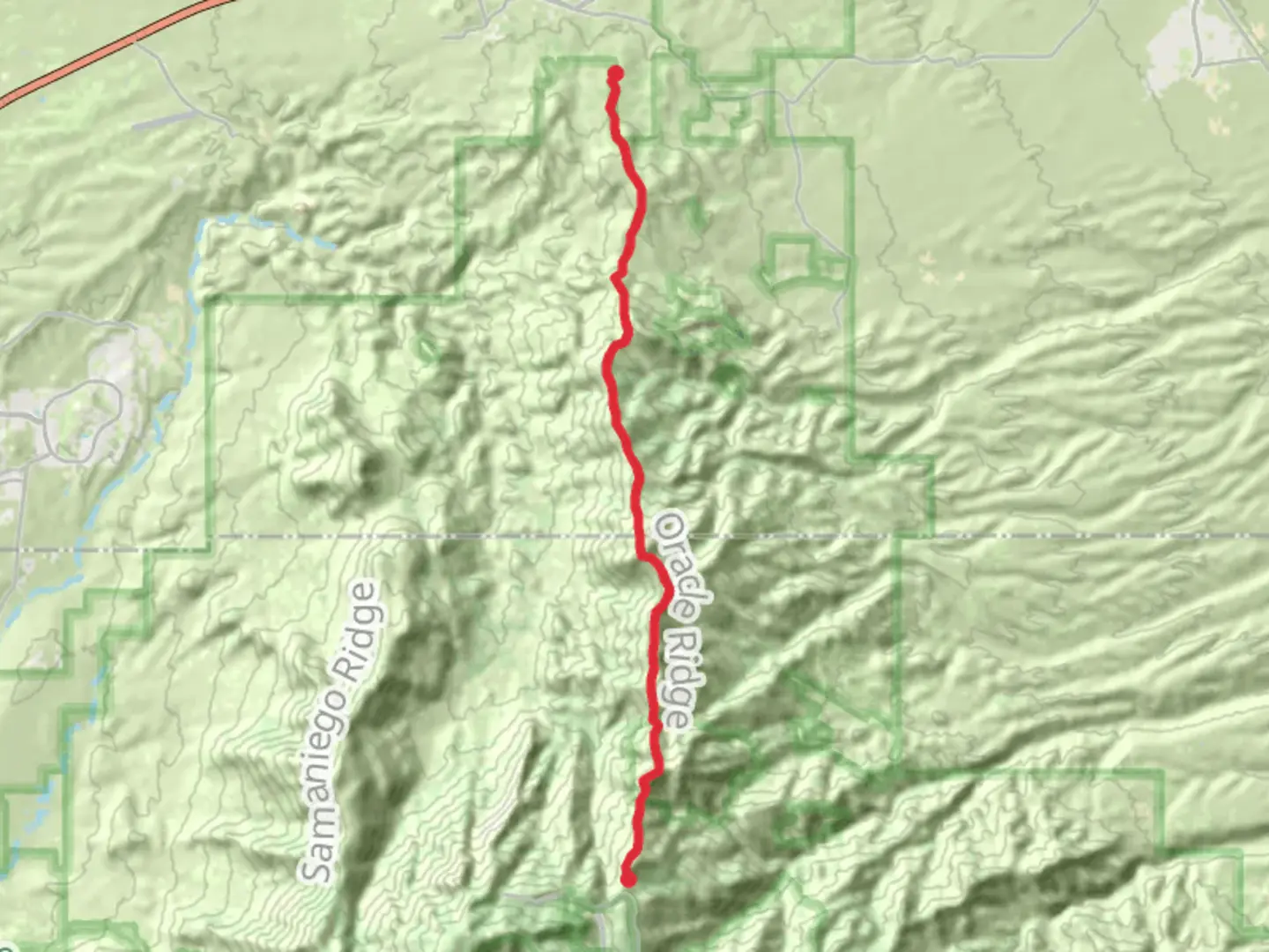 An image depicting the trail Arizona Trail - Oracle and its surrounding area.