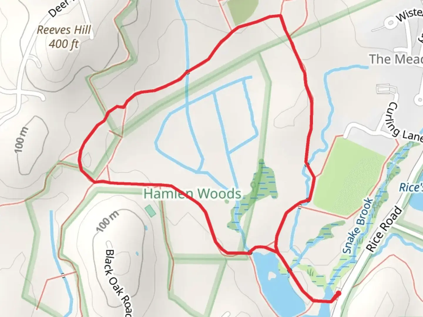 An image depicting the trail Moon CR Loop Trail and its surrounding area.