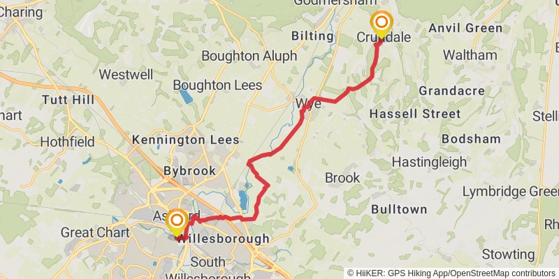 Stour Valley Walk - Kent stage 2 Map