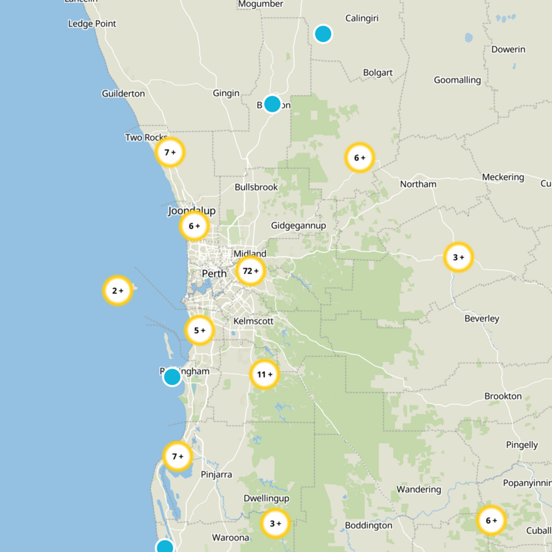 City Of Kalamunda Static Map