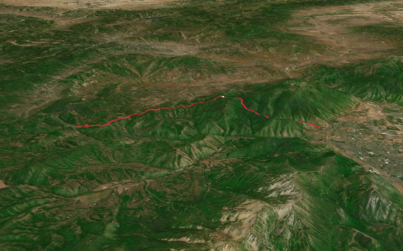 Left Fork Maple Canyon Trail and Mapleton Sawmill Hollow Trail