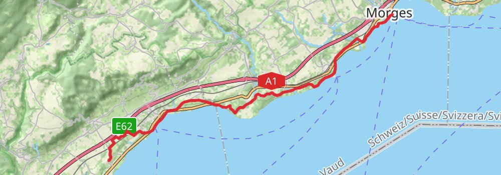 Camino Konstanz-Geneva stage 21 Map