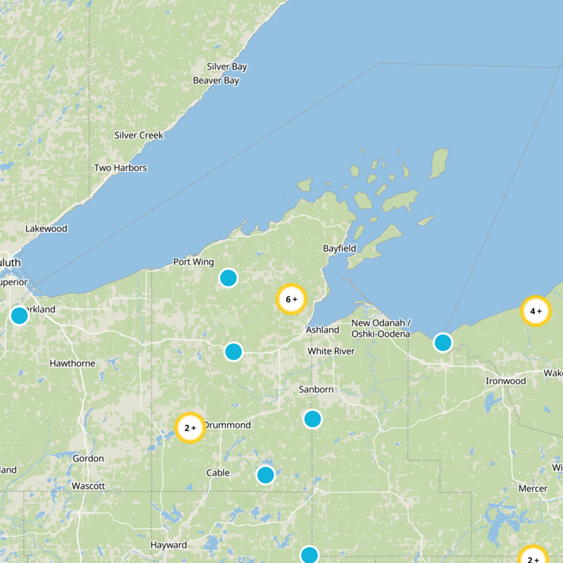 Bayfield County Static Map