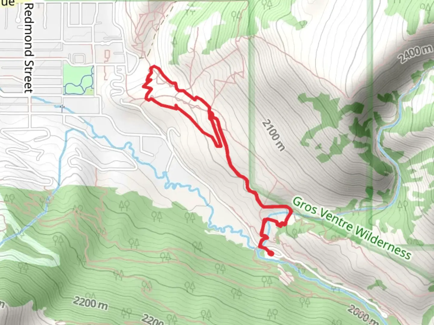 An image depicting the trail Woods Canyon Trail and Putt Putt Loop and its surrounding area.