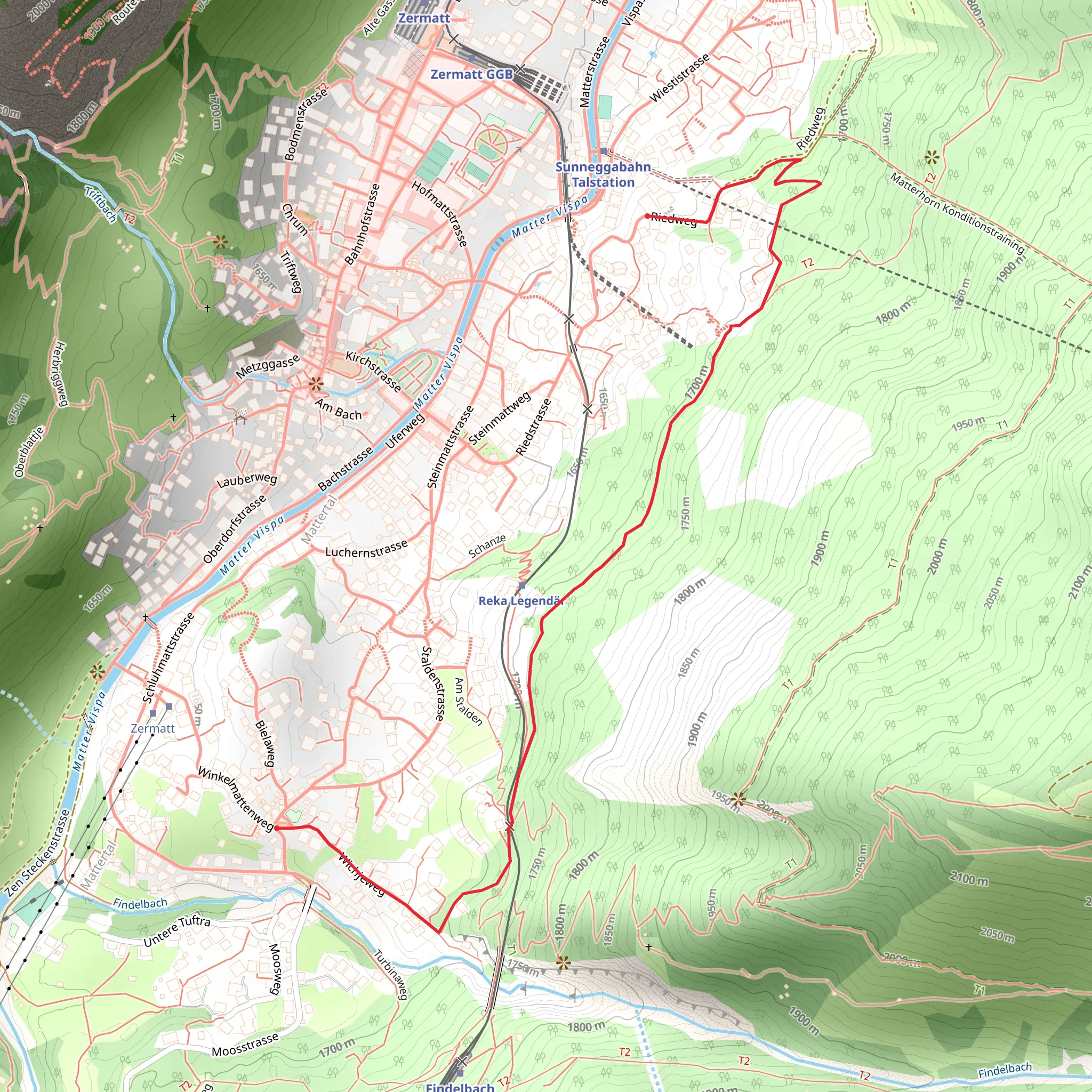 Pensioners' Trail-Lower High-Altitude Trail - Nr 109 mobile static map