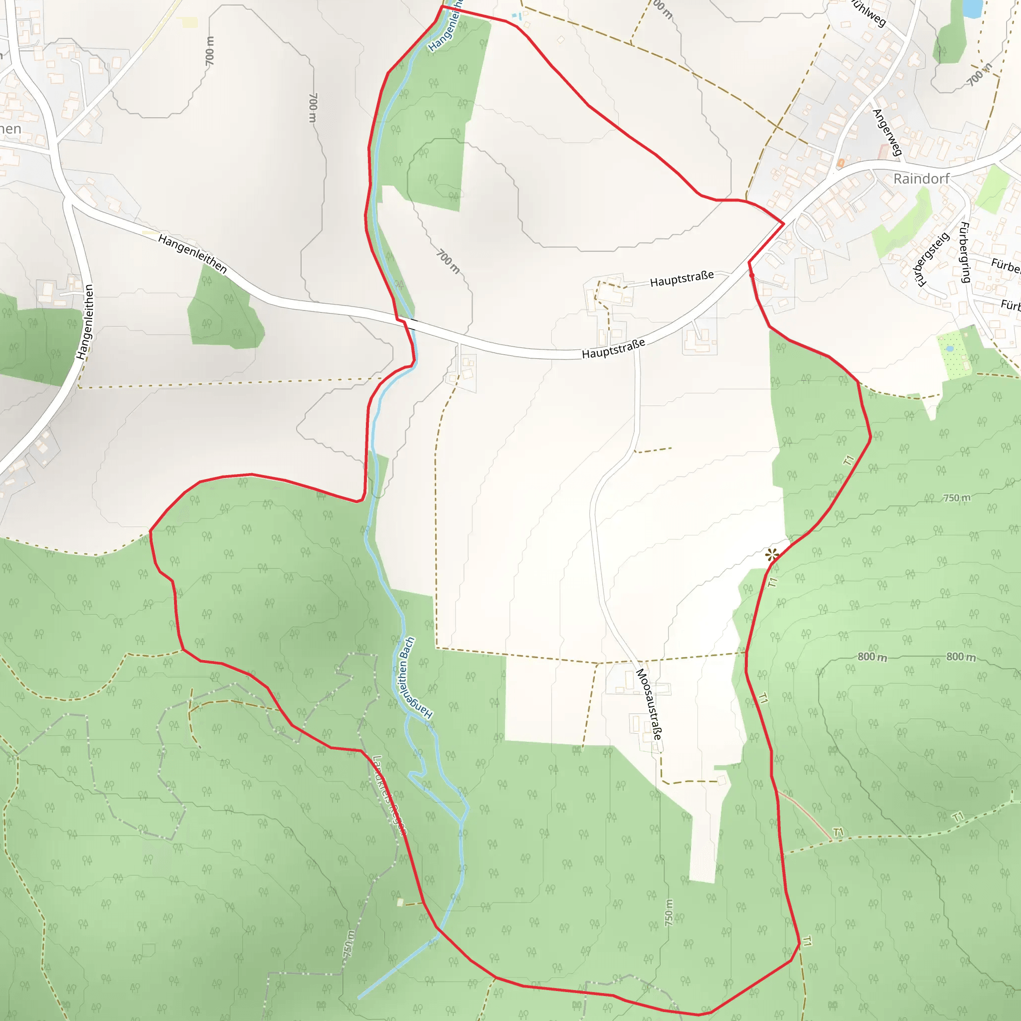 Raindorf Circular Walk mobile static map