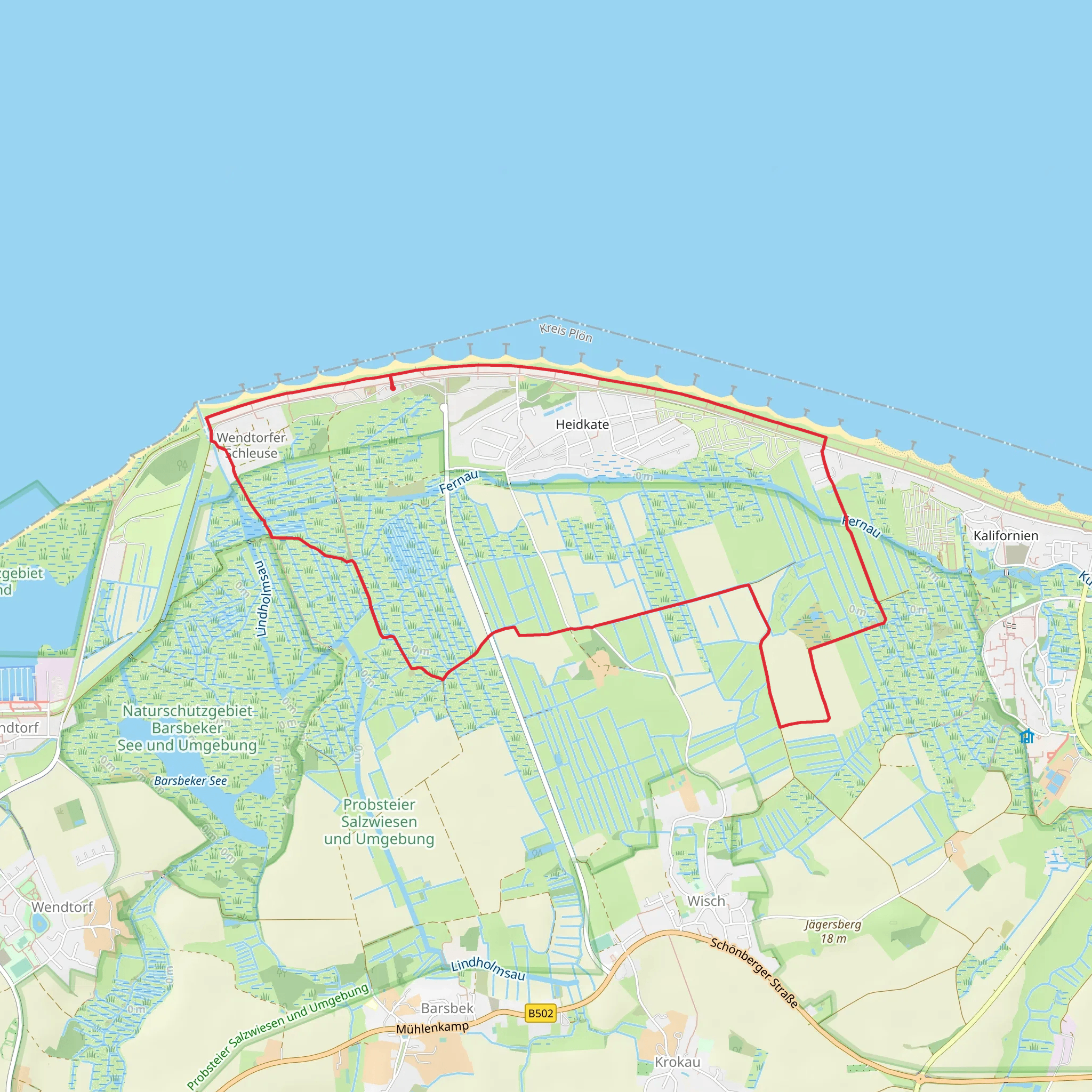 Wiesenweg Loop mobile static map