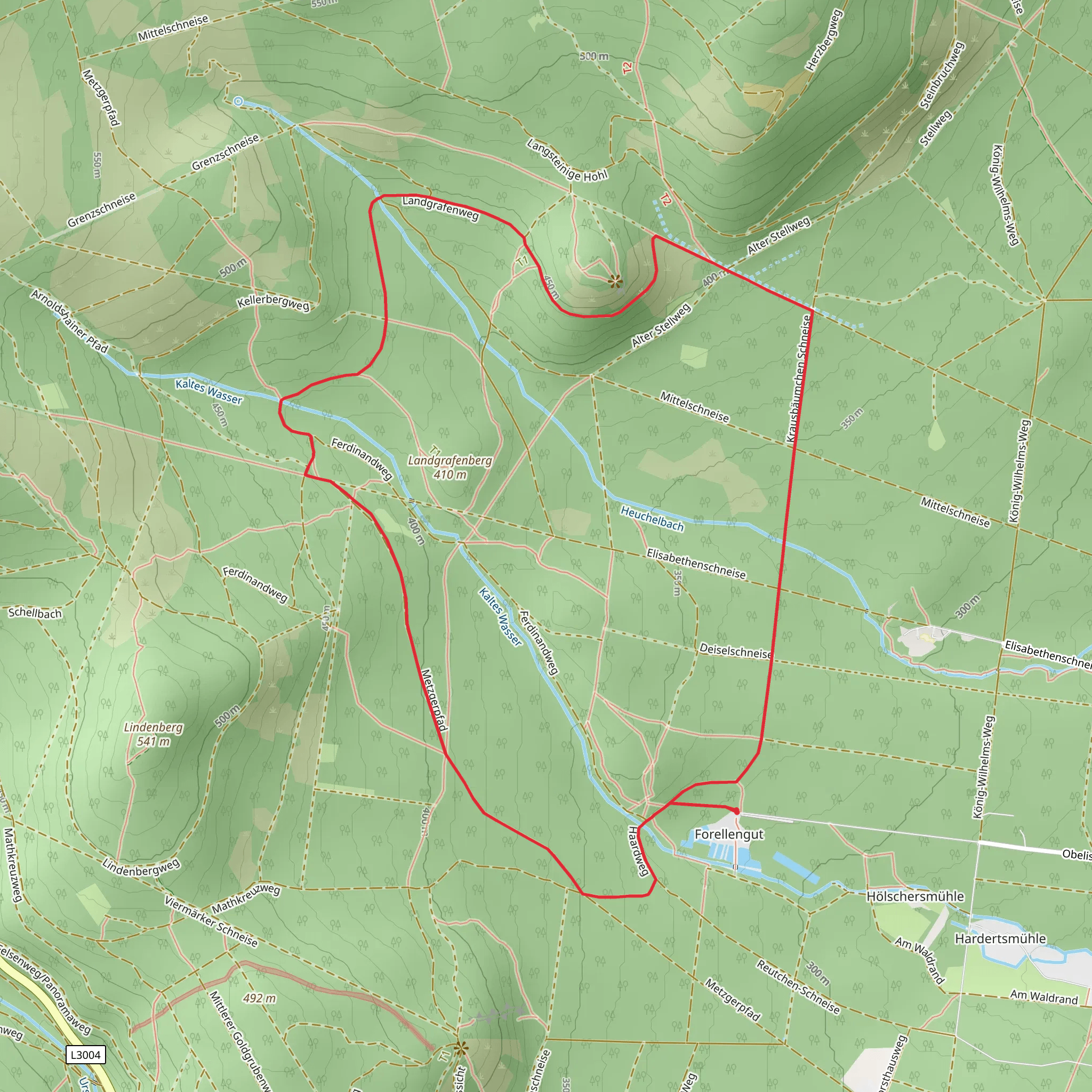 Keilerweg mobile static map