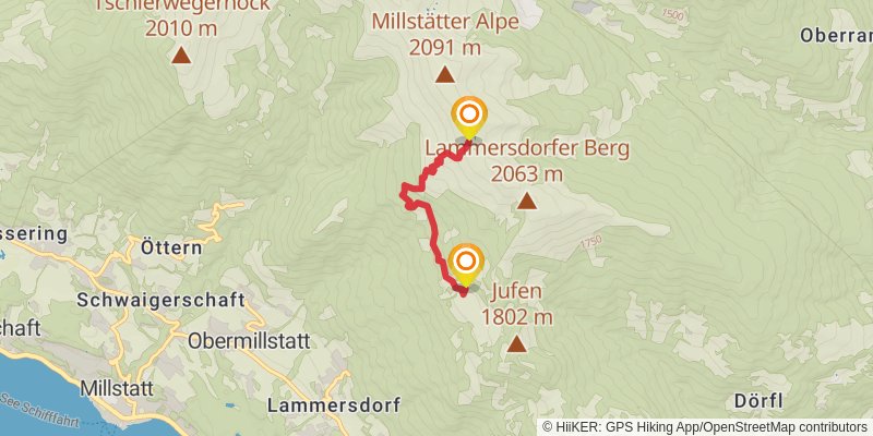 Alpe - Adria Trail alt 3 Map