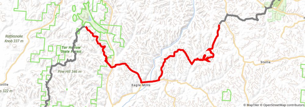 American Discovery Trail South Route stage 61 Map