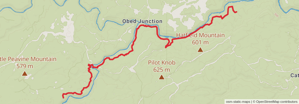 American Perimeter Trail - Southern Appalachian Primary stage 77 Map