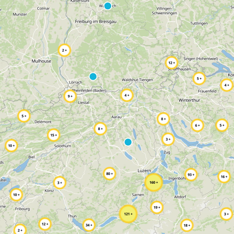 Bezirk Aarau Static Map