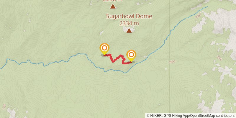 Middle Fork Trail stage 2 Map