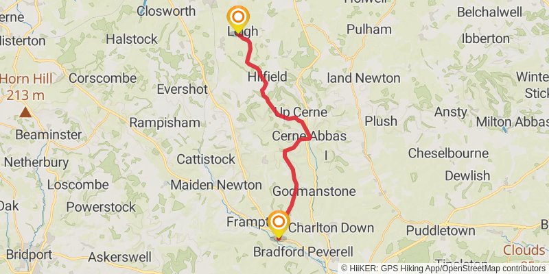 Celtic Way stage 38 Map