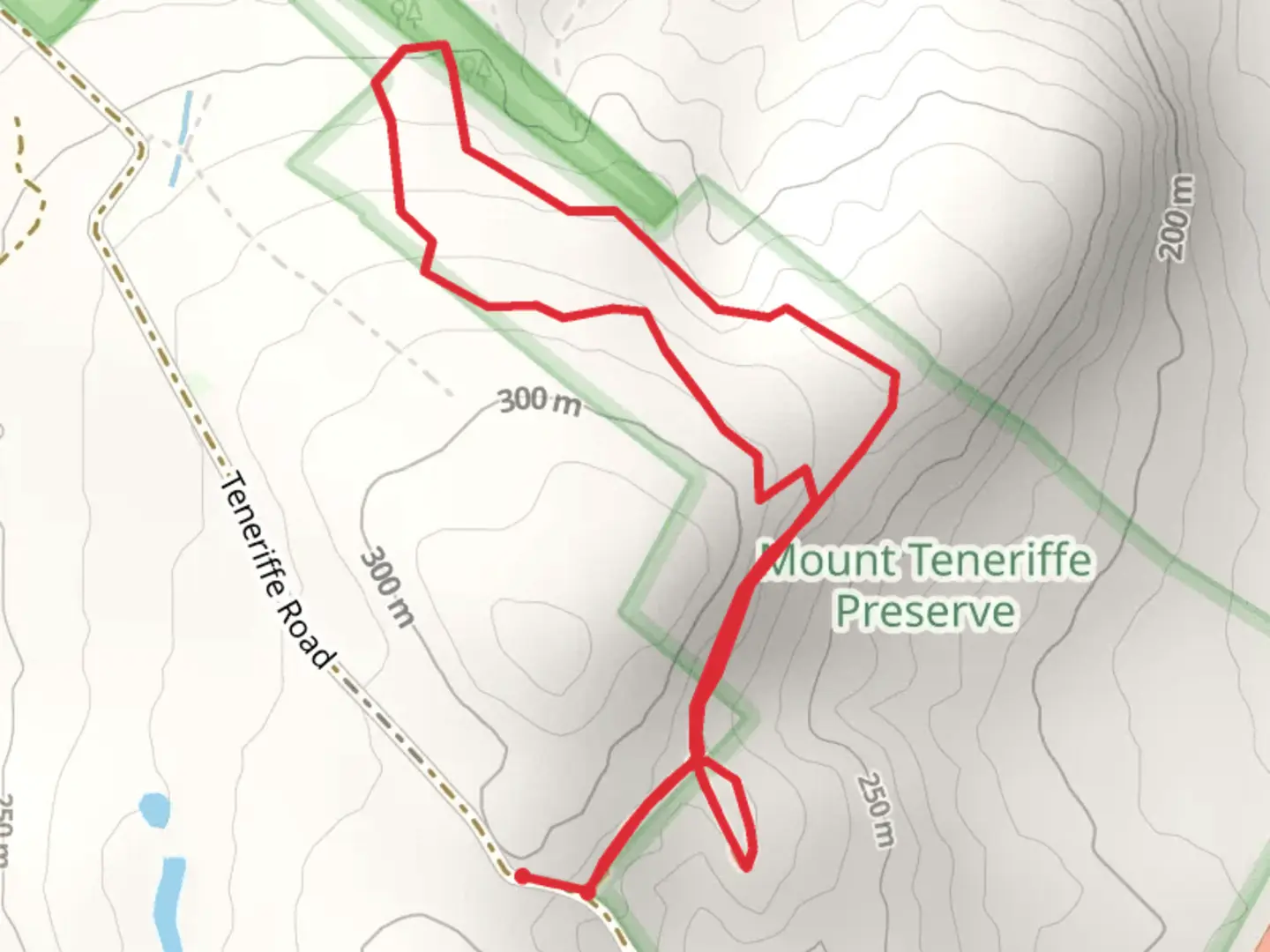 An image depicting the trail Teneriffe Road Loop and its surrounding area.