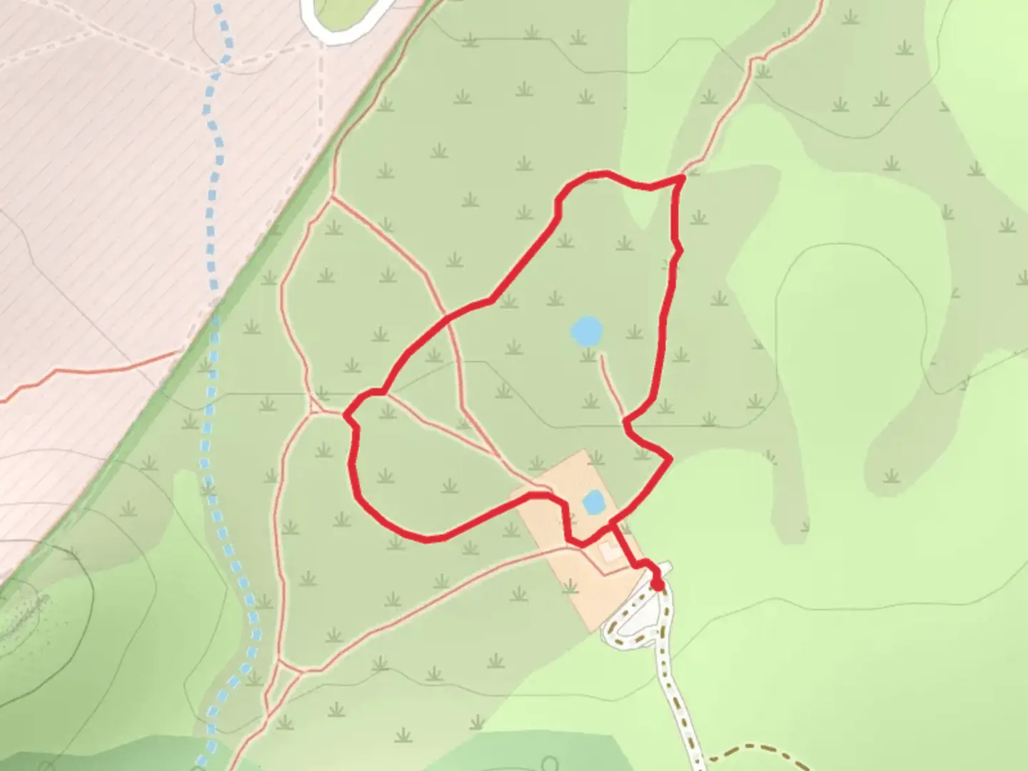 An image depicting the trail Brown Canyon Loop and its surrounding area.