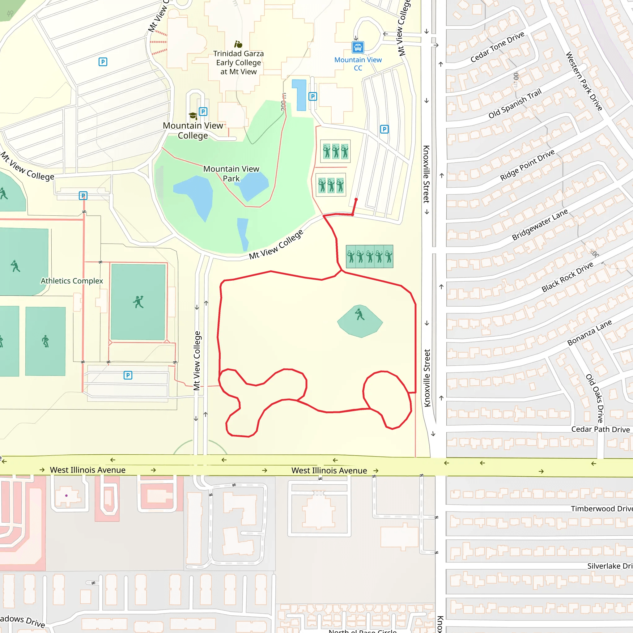 Mount View College Loop mobile static map