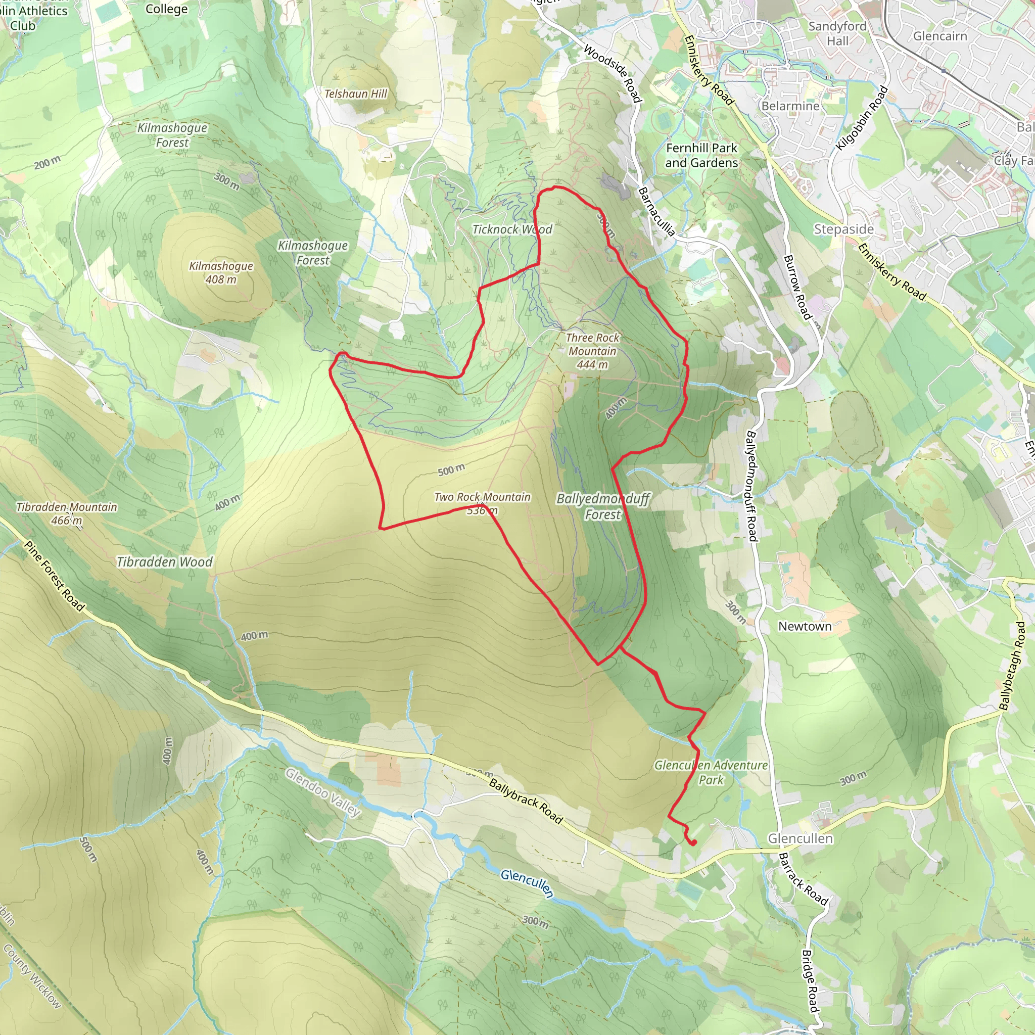Run The Line Short Course 2025 mobile static map