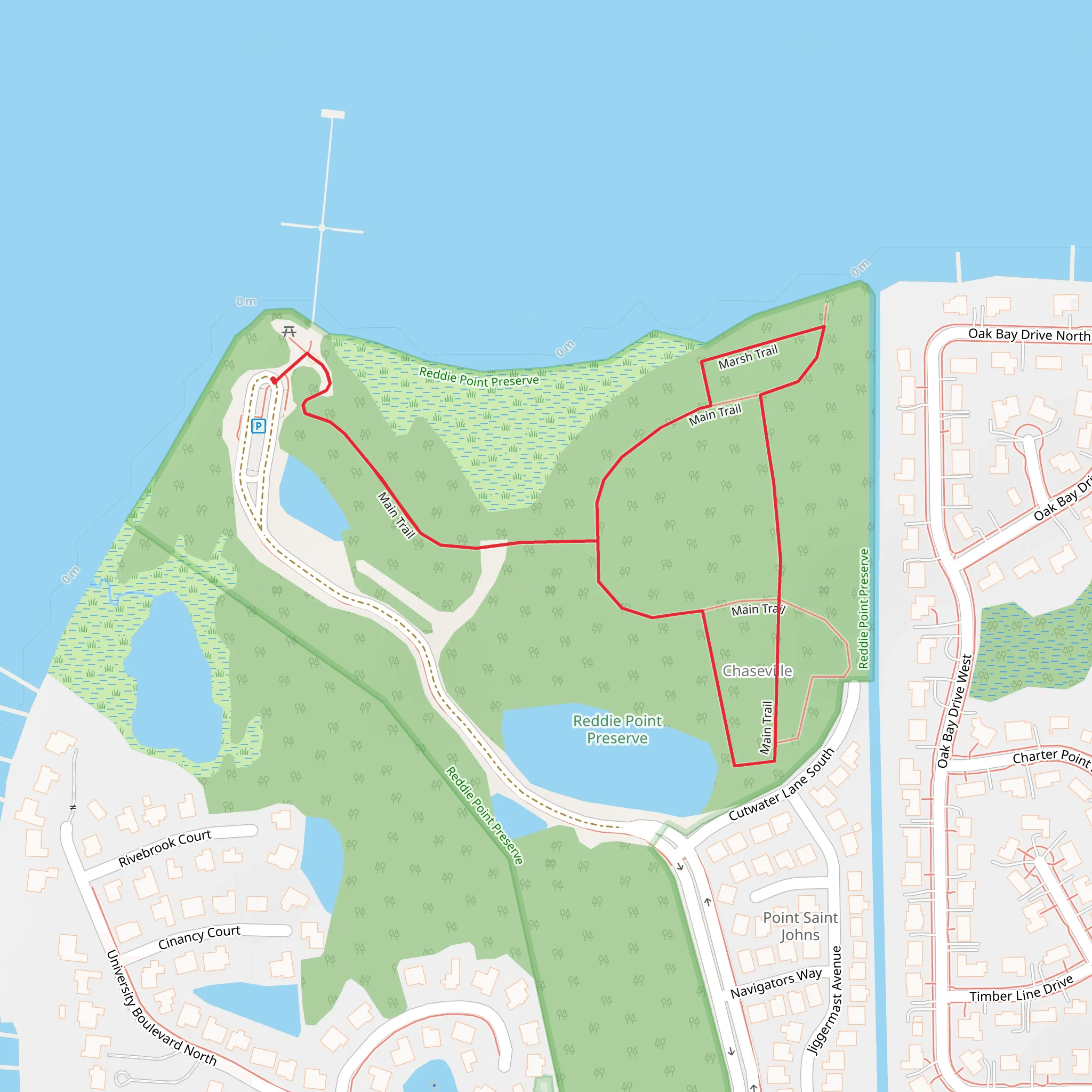 Main Trail mobile static map