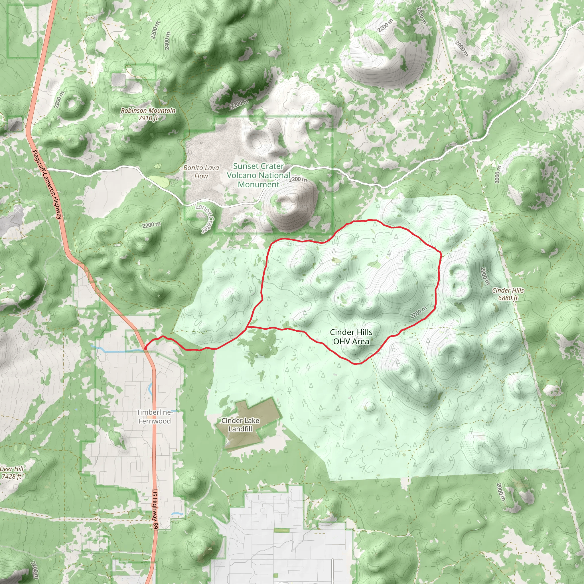 FS 776 Loop mobile static map