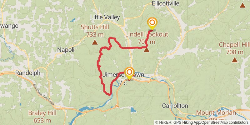North Country Trail - New York stage 5 Map