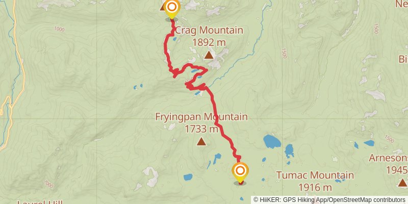 Ultra Pedestrian North Loop stage 173 Map