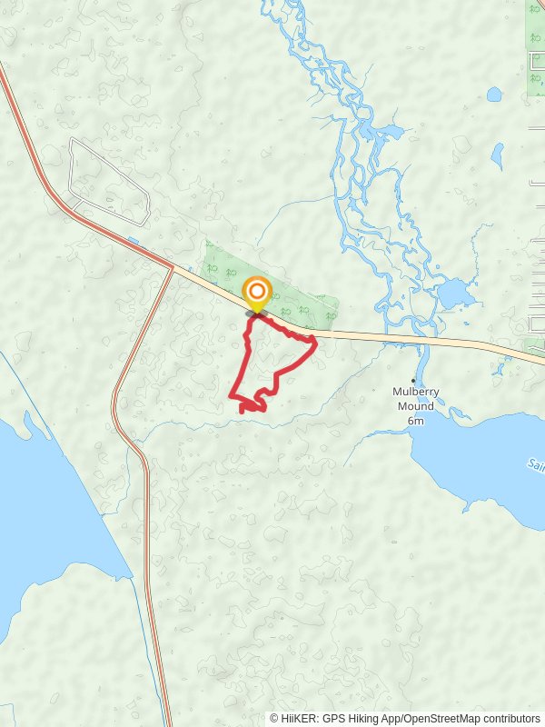 Tosohatchee WMA White Loop Trail mobile static map