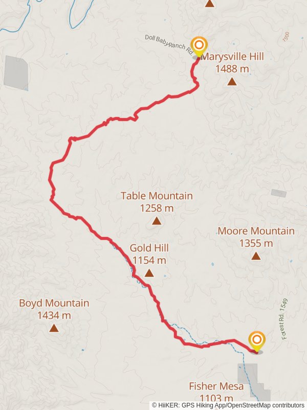 Gold Hill - Rye Creek