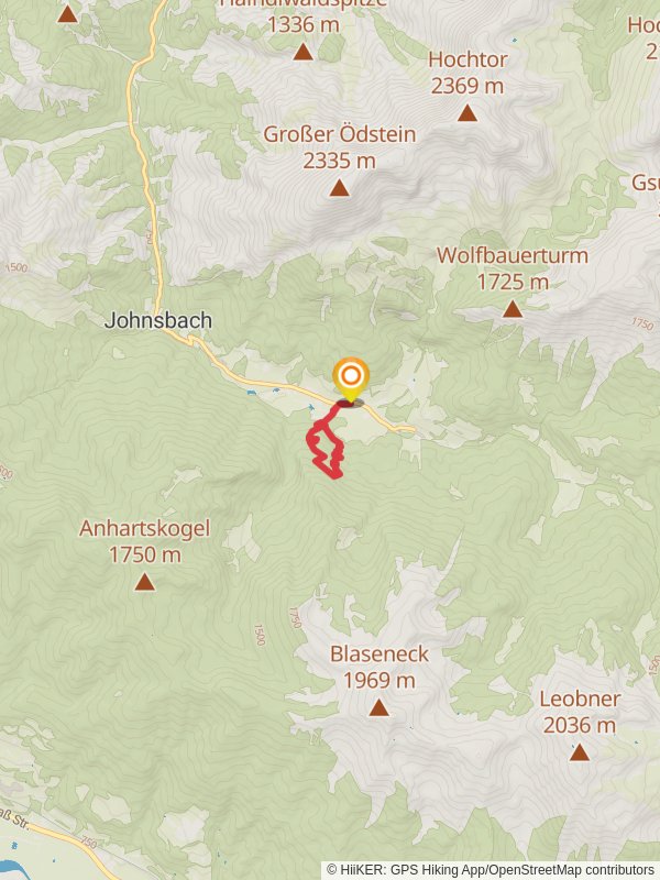 Odelsteinrund Wanderweg mobile static map