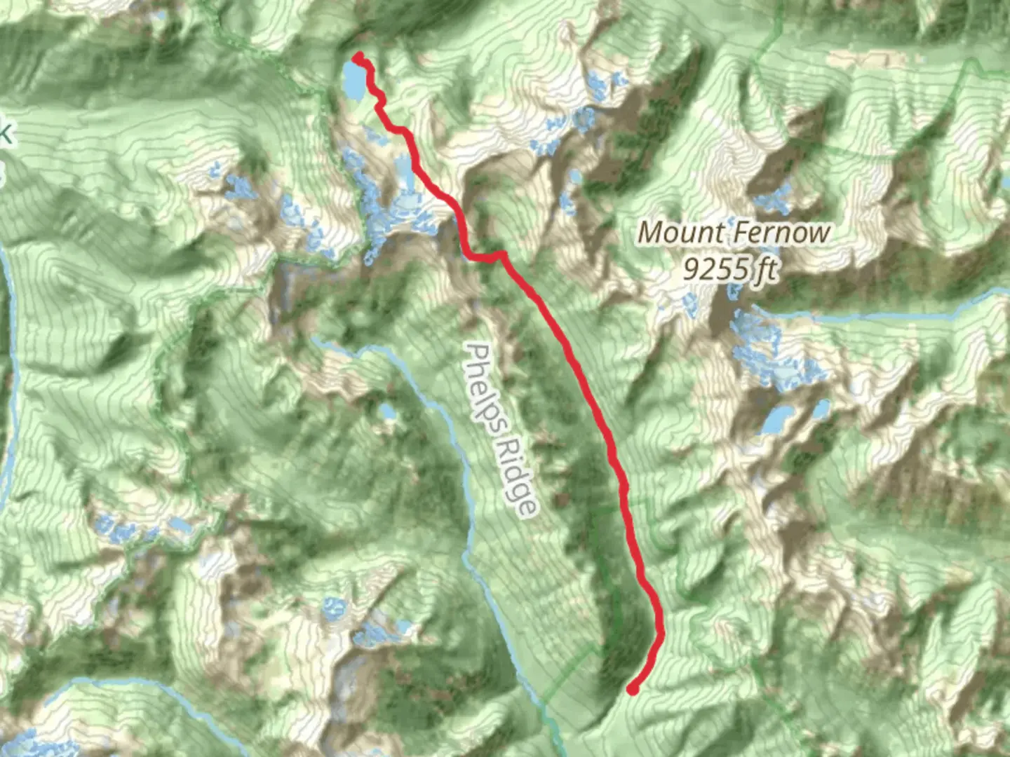 An image depicting the trail Lyman Lake via Phelps Creek Trail and its surrounding area.